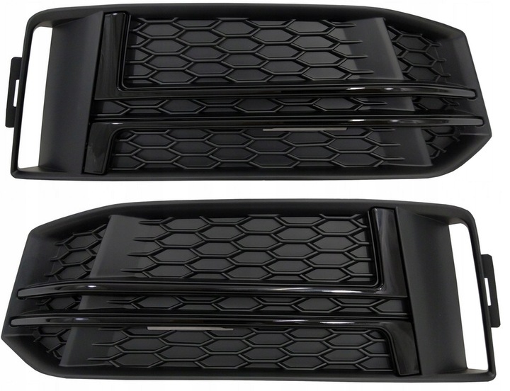 фото №15, Audi a4 b9 8w0 2015- передній рестайлінг комплект решітка бокова бампера s-line