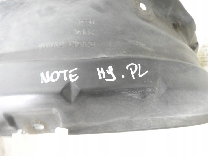 фото №6, Nissan note ii e12 12-16 підкрилок лівий перед 63843 3va0a