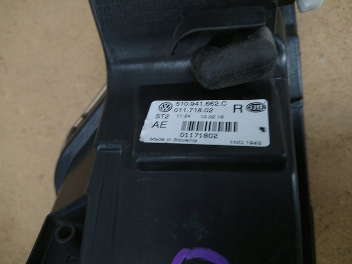 фото №11, Volkswagen golf vii 7 sportsvan 510 галоген правые