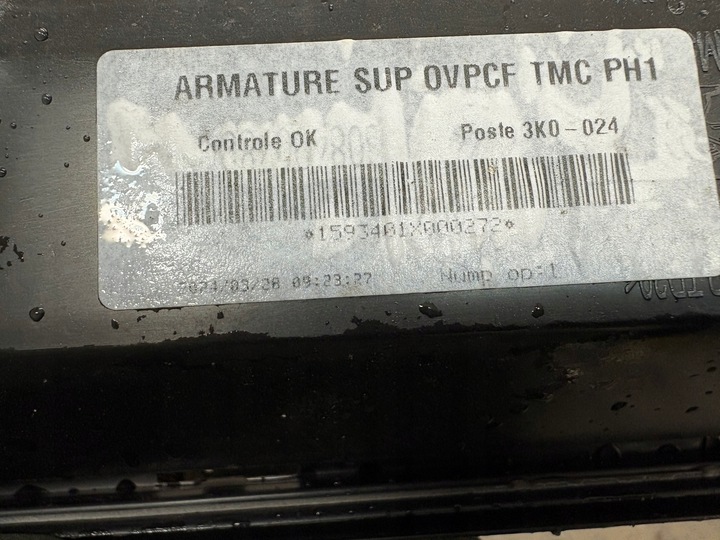 фото №8, Підсилювач бампера перед peugeot expert citroen jumpy iv