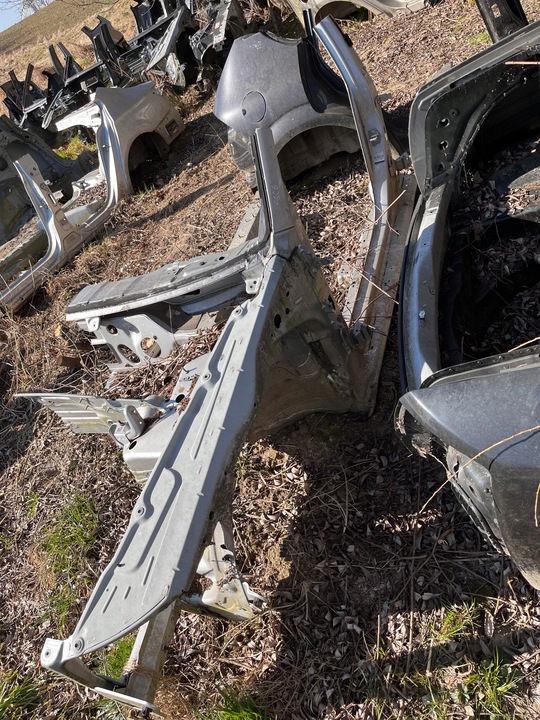 фото №1, Audi a6 c6 4f четверть перед левая фартук порог