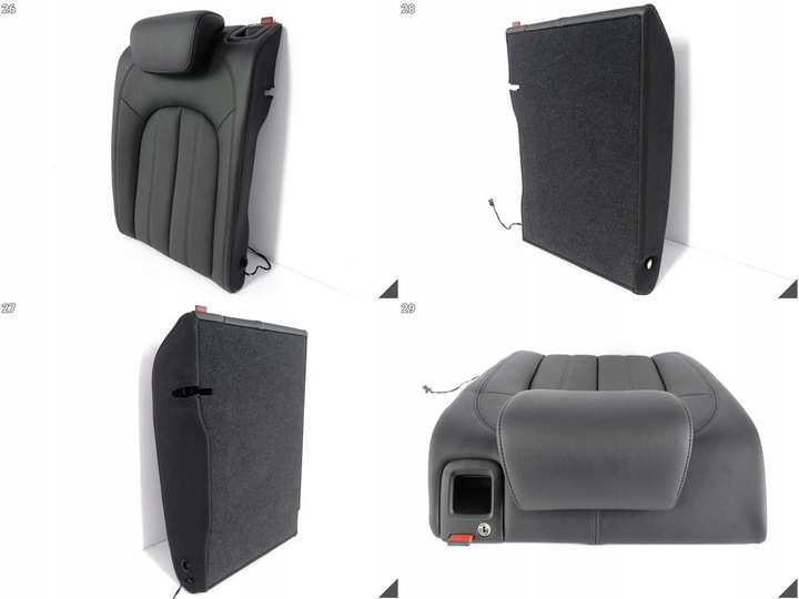 фото №9, Audi a6 4g0 c7 рестайлінг 14-18 комплект сидінь чорна шкіра вентильовані перед зад