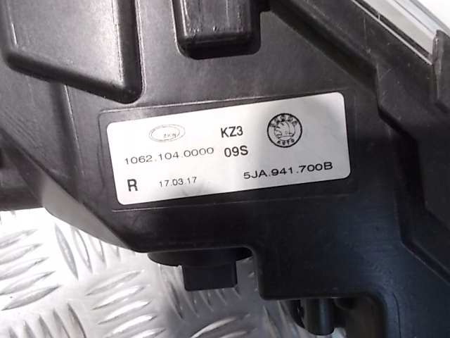 фото №12, Галоген led skoda rapid 5ja 12-17 5ja941700b оригинал правое