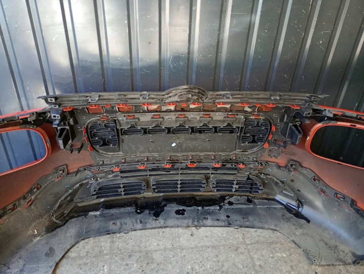 фото №11, 13490019 бампер перед citroen c3 aircross 17-19 помаранчевий