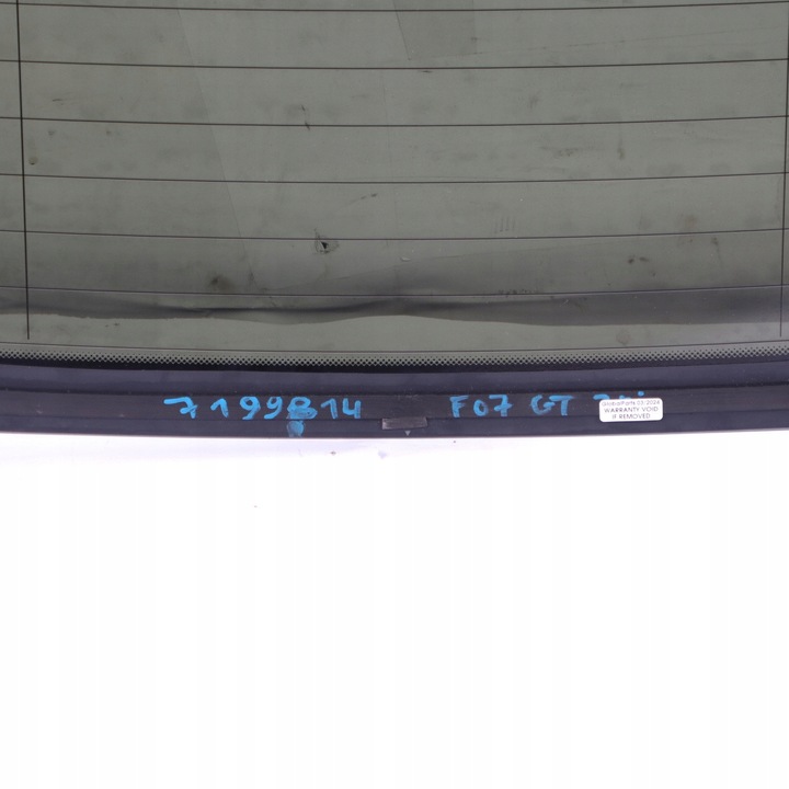 фото №12, Bmw f07 скло задня багажника кришка зелена as2