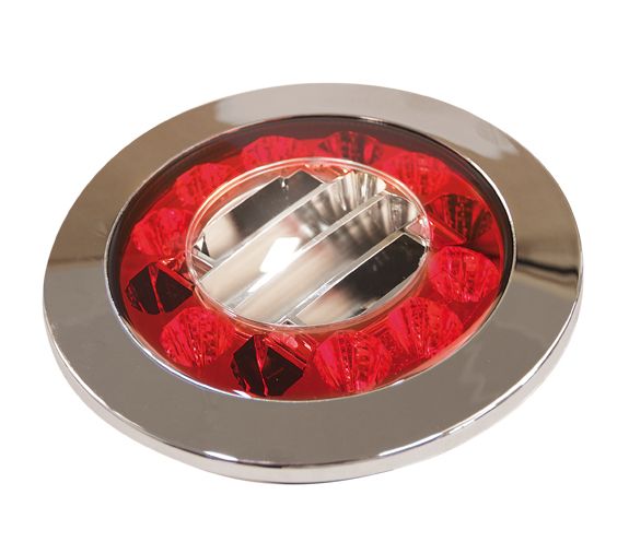 фото №1, Лампа комбинированная кругло led red eye strands 24-led10-30v 800140 b-b