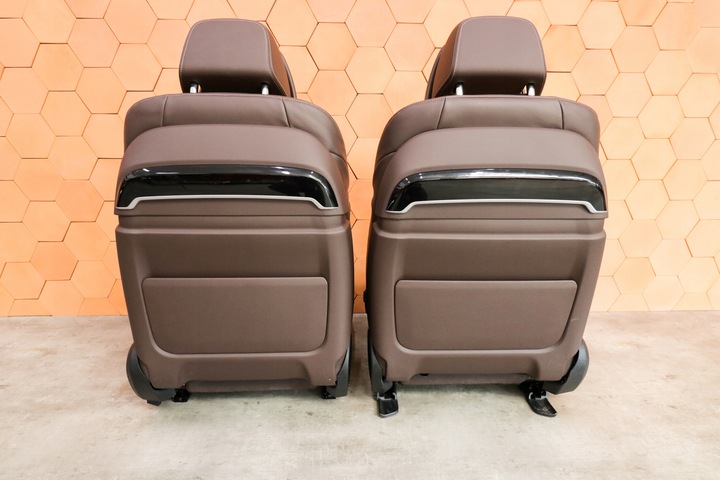 фото №16, Bmw g12 lci салон сиденья диван обшивки nappa mokka массаж вентиляция