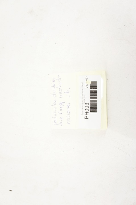 фото №5, Ph093 skoda kamiq ^ подушка безопасности подушка пассажира 654880204e