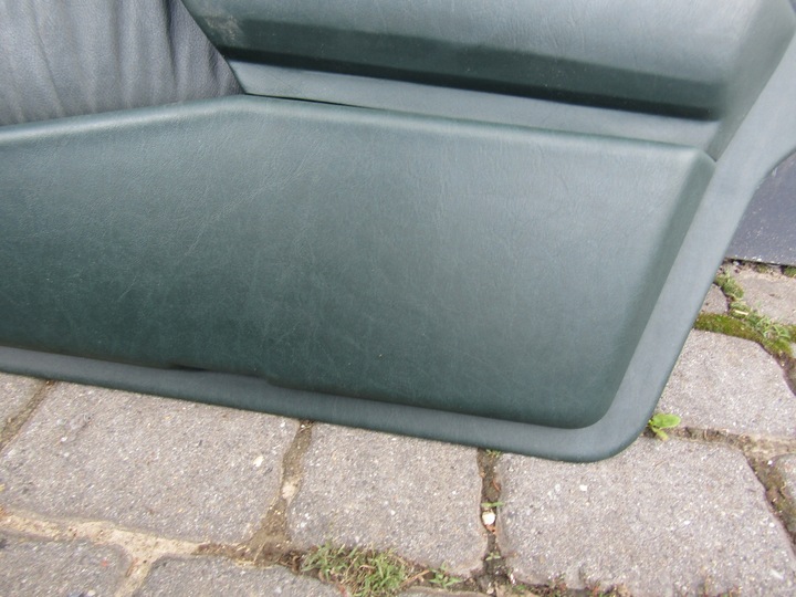 фото №8, 19 mercedes w124 правая обивка дверь правый перед 89-93 зелёная кожа