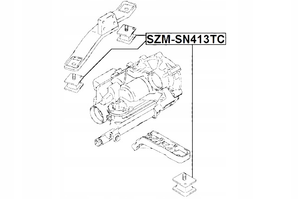 фото №2, Febest szm-sn413tc подвешивание, коробка передач раздаточная