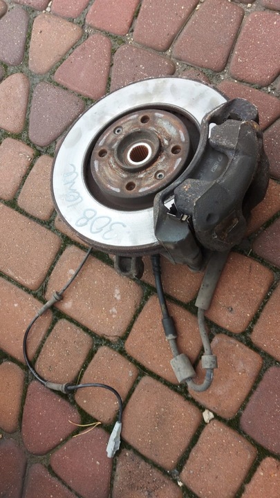 фото №4, Поворотна опора лівий ліва peugeot 308 t7 супорт 1.6 thp