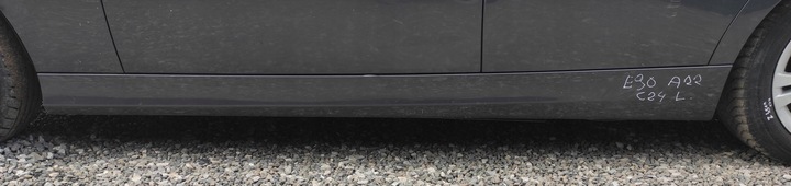 фото №1, Планка накладка порогова ліва bmw e90 e91 дорестайлінг a22 sparkling графіт