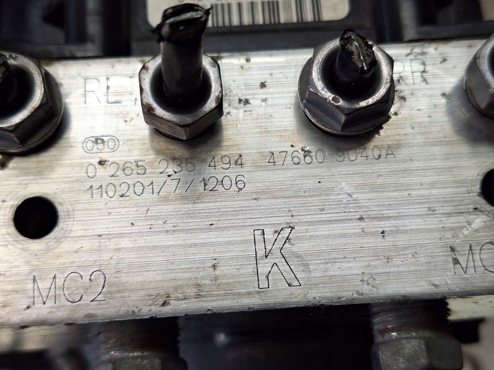 фото №8, Насос блок управления abs 47660-9040a 0265235494 nissan note i e11 рестайлинг 1.6 b