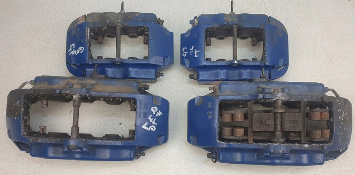 фото №7, Audi q7 4l s-line суппорт зажимы тормозные перед зад brembo комплект