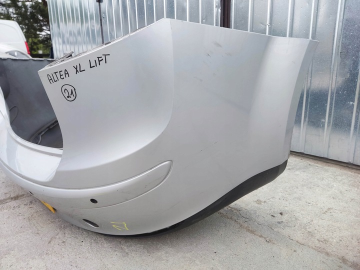 фото №8, Бампер задний seat altea xl рестайлинг 09- pdc датчики la7w