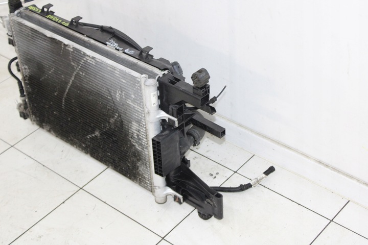 фото №9, Opel astra iv j 2009r- 1.6 b радіатор + вентилятори комплект