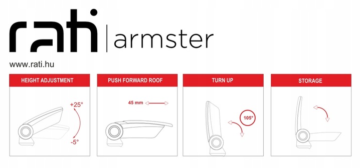 фото №3, Підлокітник підлокітник armster 3 rati v05154a