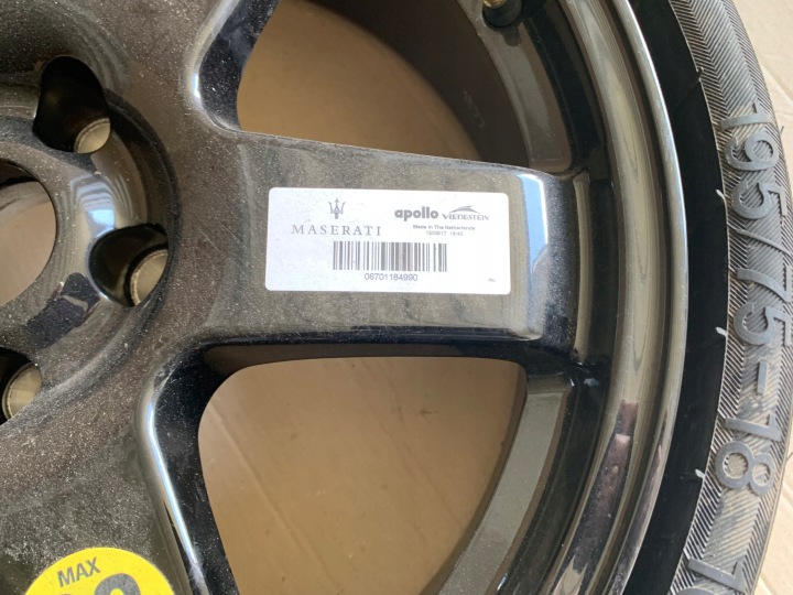 фото №8, Нове докатне колесо (докатка) maserati levante 670010518 18’’