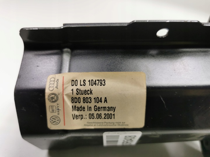 фото №10, Запчасть sekcyjna - лонжерон правое перед volkswagen passat 2001- 8d0803104a