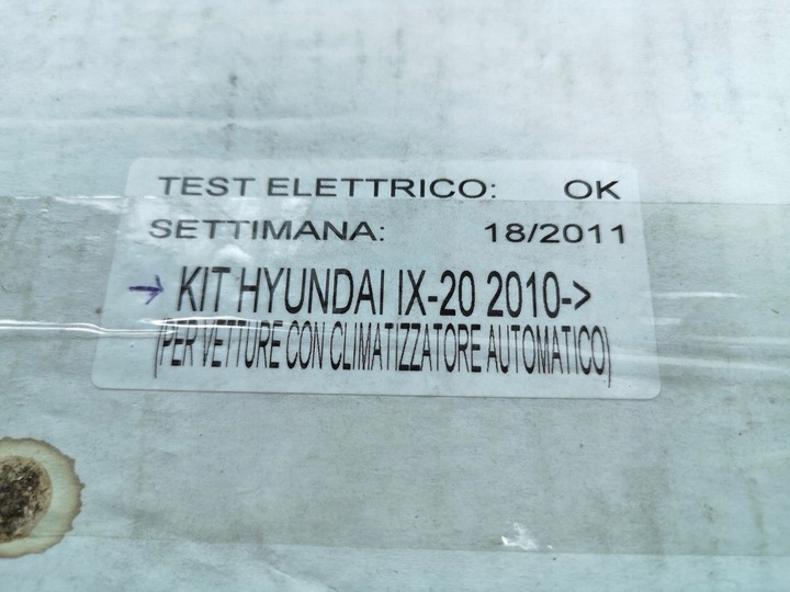 фото №11, Набор конверсия na климатроник hyundai ix-20 2010