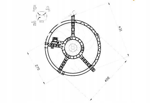 фото №2, Nrf вентилятор радіатор mini 08-