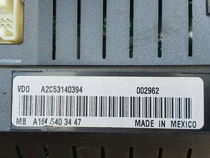 фото №7, Mercedes ml w164 спідометр  a1645403447