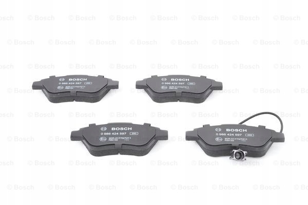 фото №14, Bosch тормозные колодки тормозные fiat перед stilo 1,2/1,6 16v 01-/idea з датчиком