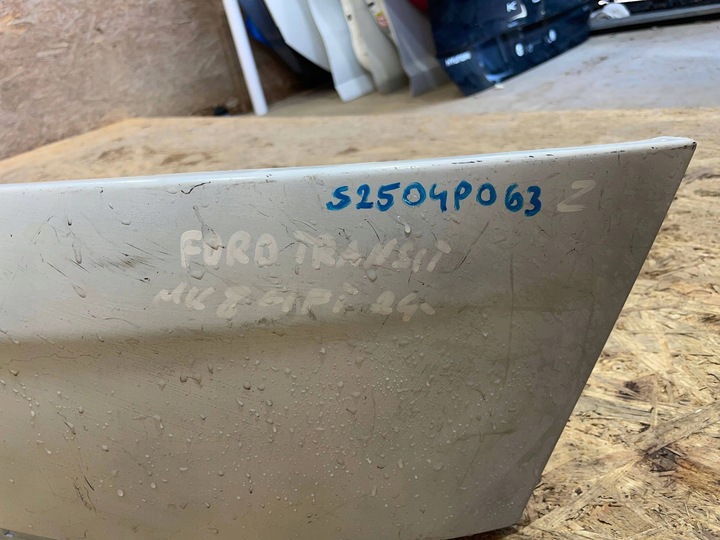 фото №11, Ford transit mk8 viii рестайлинг 18- верх бампер перед переднее решётка радиатора решётка