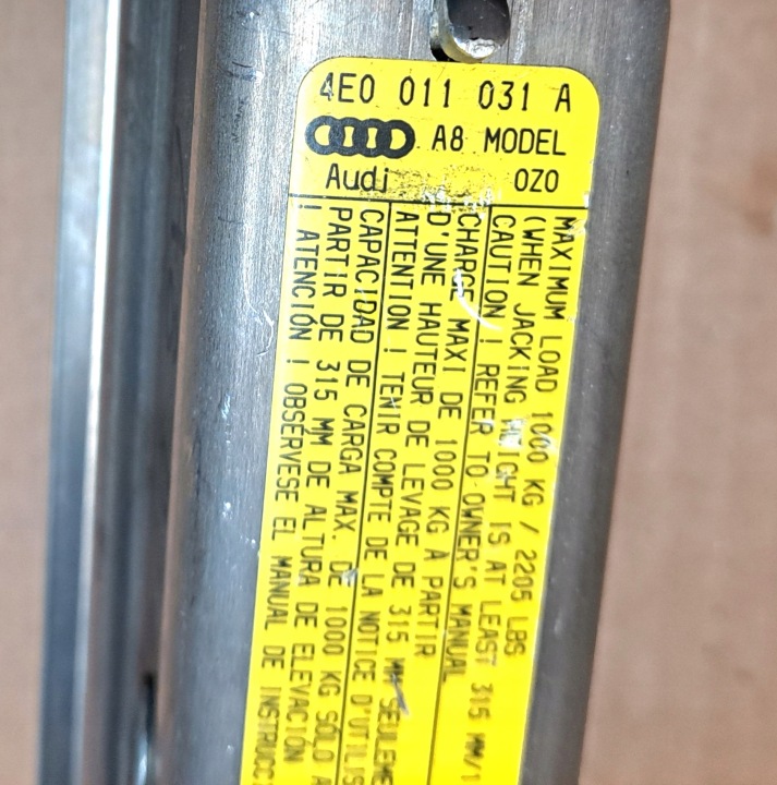 фото №8, Audi a8 d3 домкрат подъемник 4e0011031a .