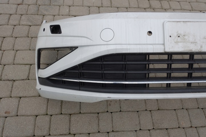фото №6, Vw golf sportsvan рестайлинг бампер переднее оригинал решётка средняя 4xpdc