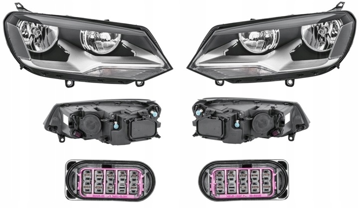 фото №1, Фара лампа vw touareg 7p5 10-14 hella l+p
