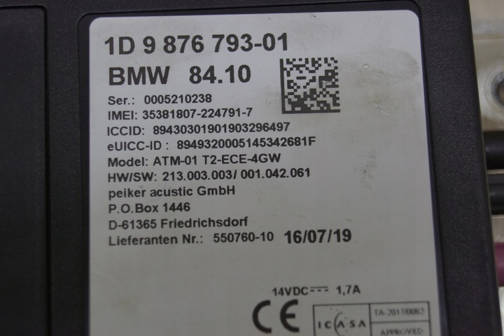 фото №5, Модуль telematics bmw m4 f82 9876793