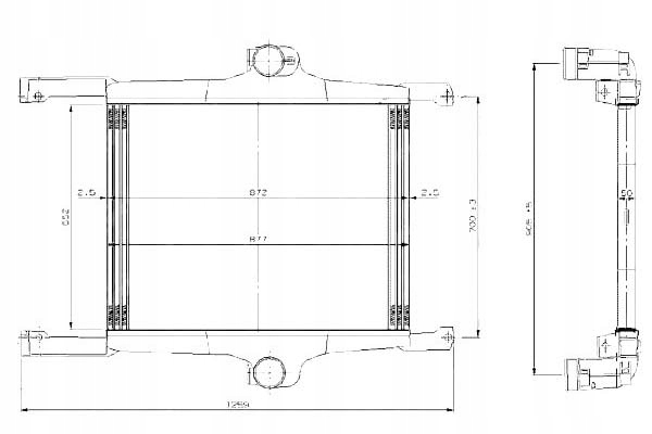фото №11, Nrf 309272 радиаторов воздуха наддувный