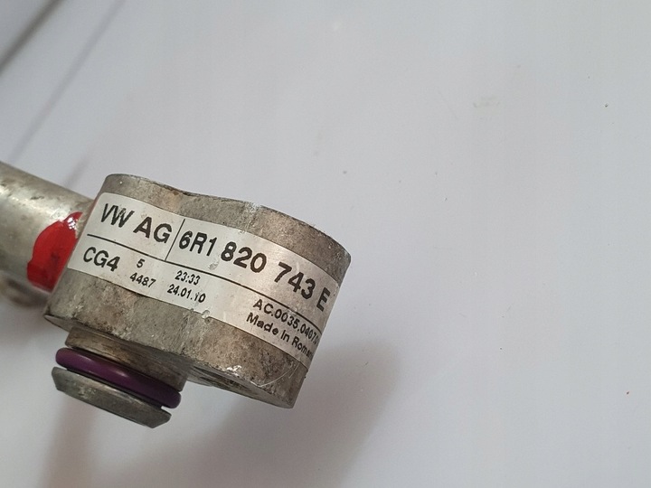 фото №8, Vw polo v 5 1.2 cgpb шланг шланг кондиционера 6r1820743e оригинал