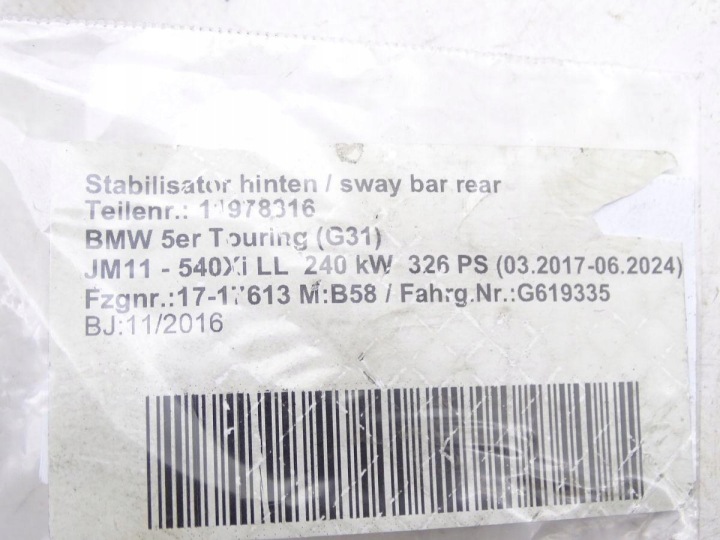 фото №4, Bmw 5 g31 touring універсал 17-24 датчик abs зад оригінал 6866915