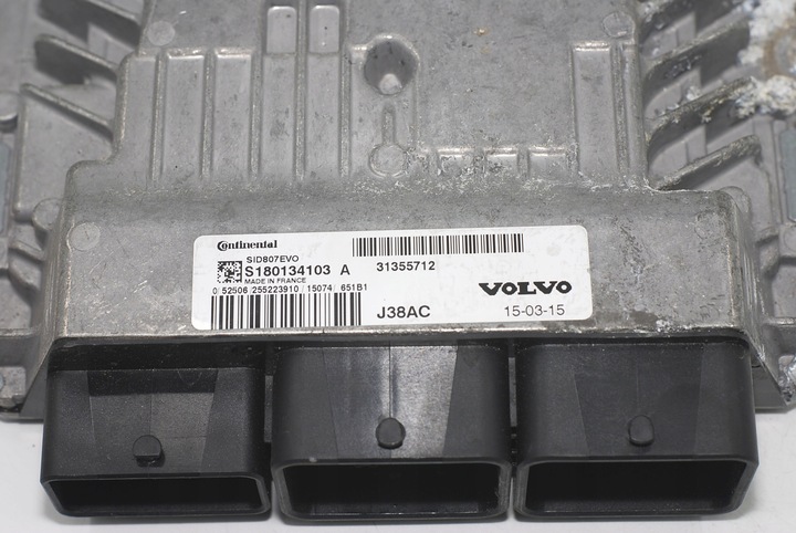 фото №6, Блок управления компьютер двигателя volvo v40 ii 1,6d d2 31355712 sid807evo j38ac