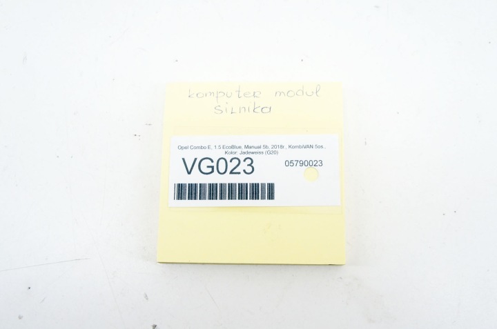 фото №5, Vg023 opel combo iv e 1.5 bluehdi компьютер двигателя 9832694380 0281035365