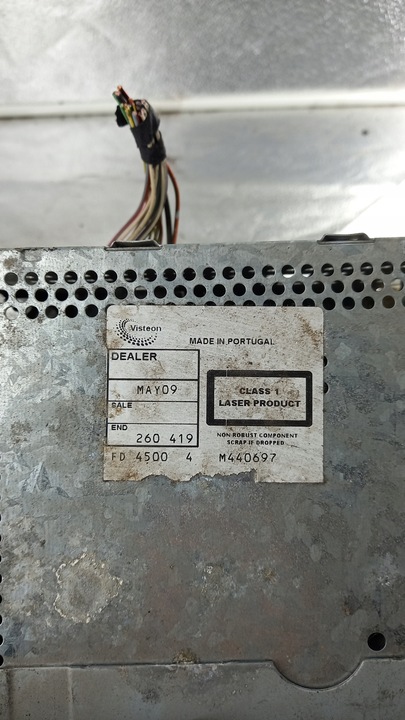 фото №2, Радио ford fusion 1.4b 04r hb 4s61-18c815-aa