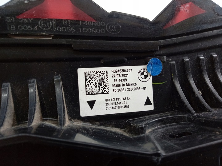 фото №5, Bmw x3 g01 lci лампа зад левая ece eu 9463047