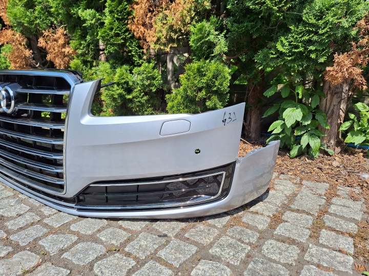фото №6, Audi a8 d4 4h0 рестайлинг перед бампер передний ew карбон s8 s-line sline