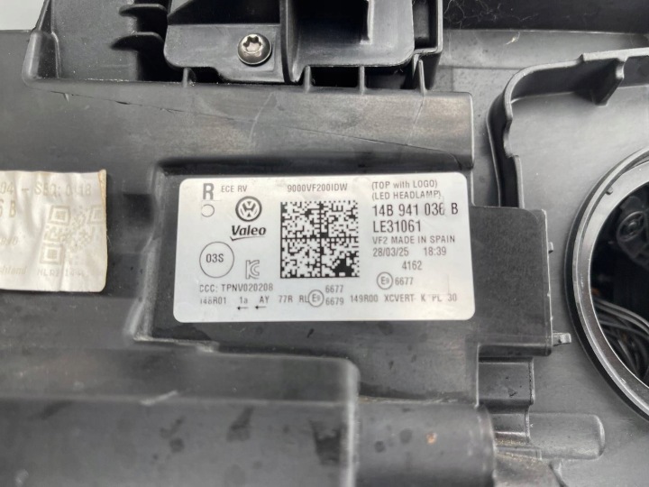 фото №15, Vw id7 id.7 iq light идеальная фара передняя правая правое перед 14b941036b номер