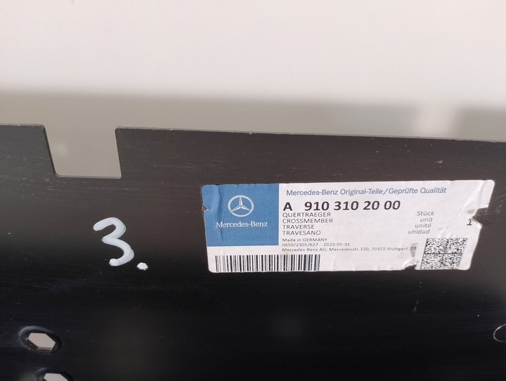 фото №10, Mercedes sprinter w907 pas зад балка a9103102000 обшивка зад w910