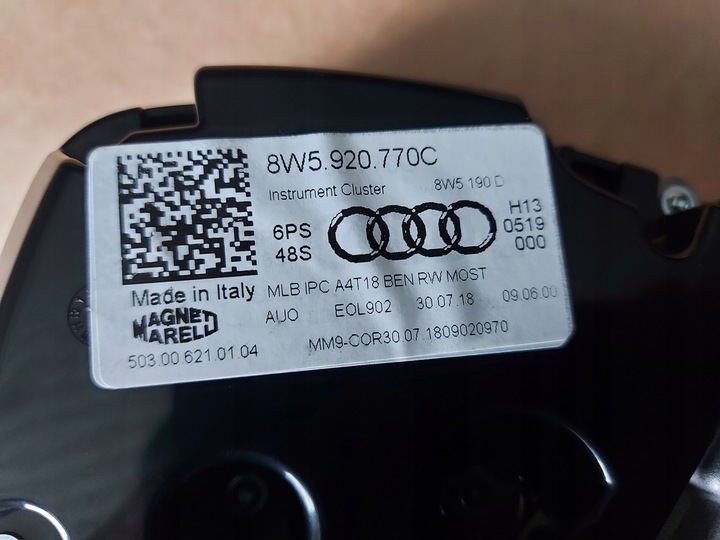 фото №6, Audi a4 спідометр  8w5920770c новий легальний 2018r 6ps