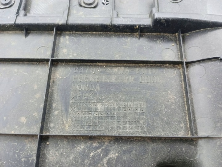 фото №7, Honda cr-v 2008 правая сторона обшивки / обшивка дверь задних