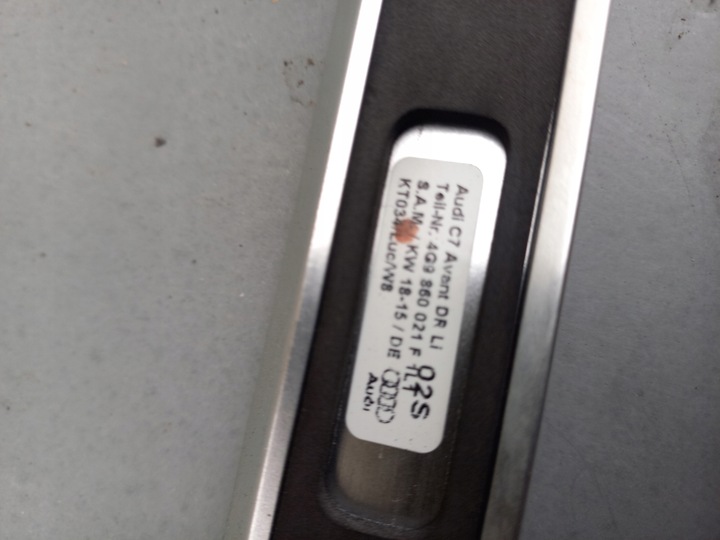 фото №6, Audi rs6 рейлинги крышные сатин комплект 4g9860021f