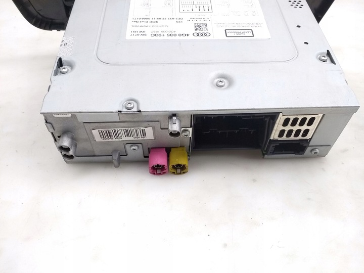 фото №5, Audi a6 s6 c7 4g 2011 панель / радиопроигрыватель cd/dvd/gps