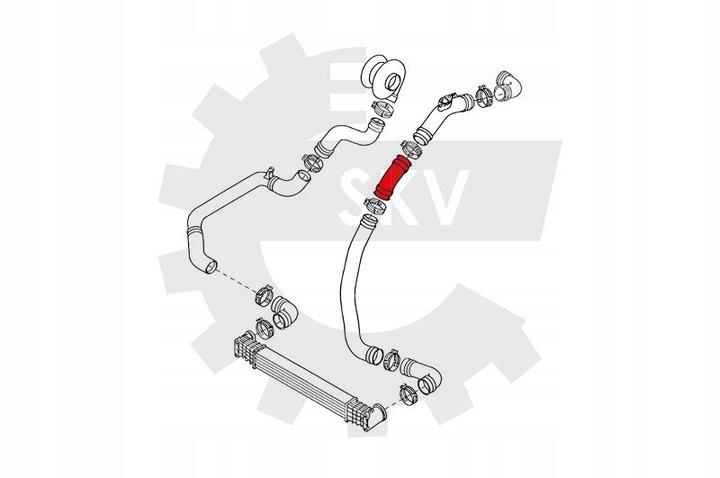 фото №10, Шланг турбины seat alhambra vw sharan 7m0145834a