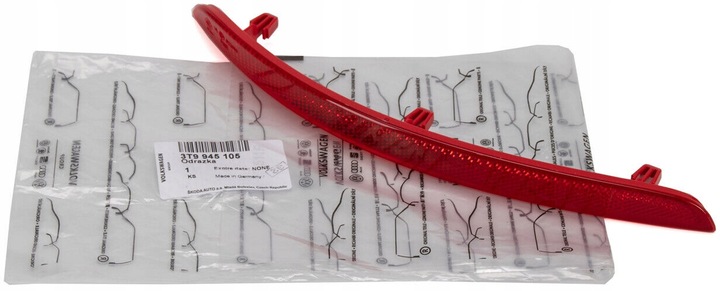 фото №1, Відбивач бампера зад лівий superb 2 ii оригінал