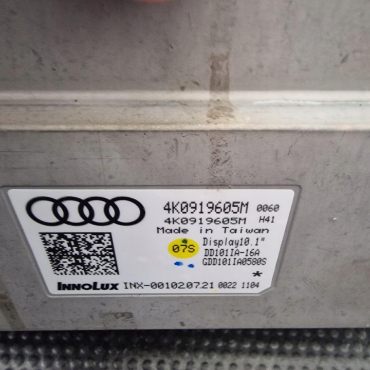 фото №11, Экран дисплей audi a6 c8 4k0919605m