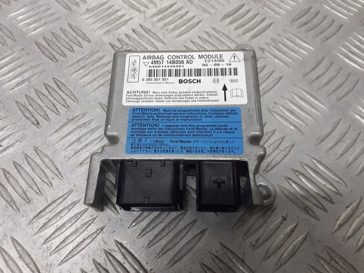 фото №1, Модуль датчик подушка безпеки ford c-max i 4m5t-14b056-ad